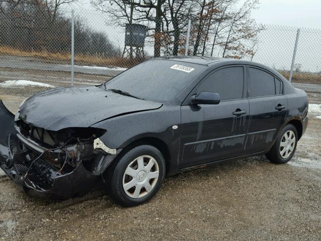 JM1BK12F961416447 - 2006 MAZDA 3 I BLACK photo 2