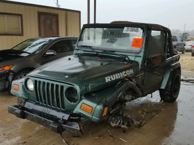 1J4FY49S2XP478592 - 1999 JEEP WRANGLER / GREEN photo 2