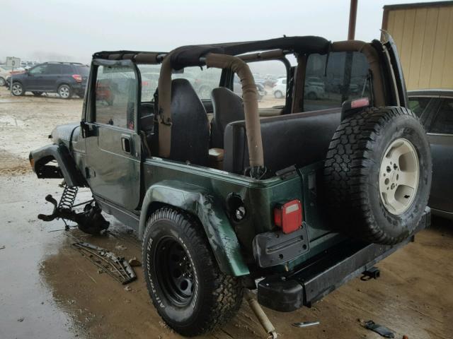 1J4FY49S2XP478592 - 1999 JEEP WRANGLER / GREEN photo 3