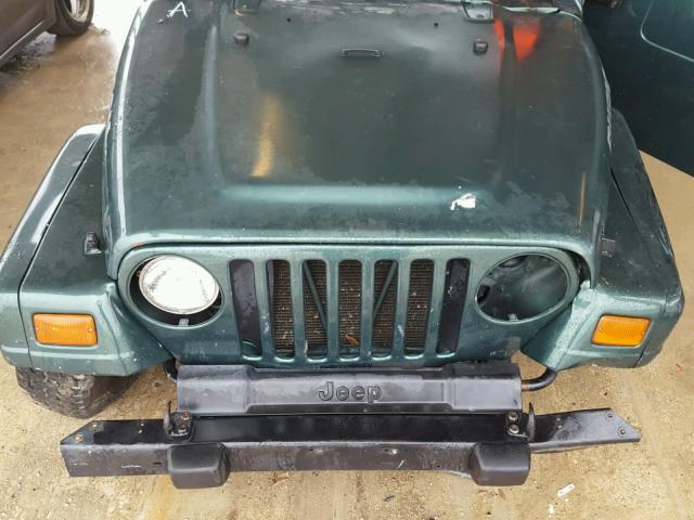 1J4FY49S2XP478592 - 1999 JEEP WRANGLER / GREEN photo 7