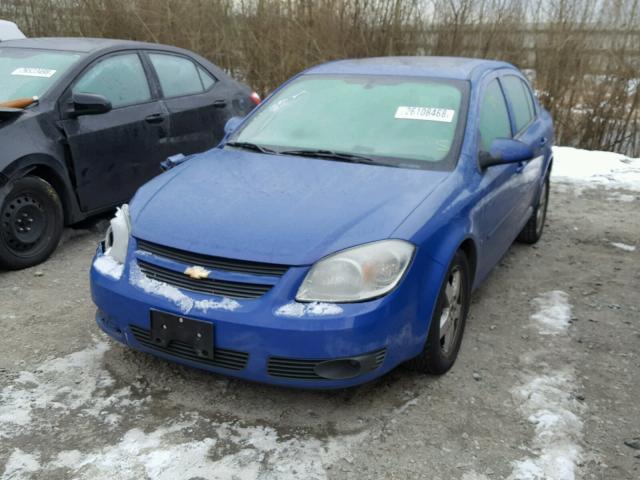 1G1AL55F387298335 - 2008 CHEVROLET COBALT LT BLUE photo 2