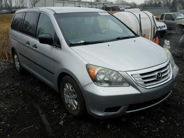 5FNRL3H20AB017454 - 2010 HONDA ODYSSEY LX GRAY photo 1