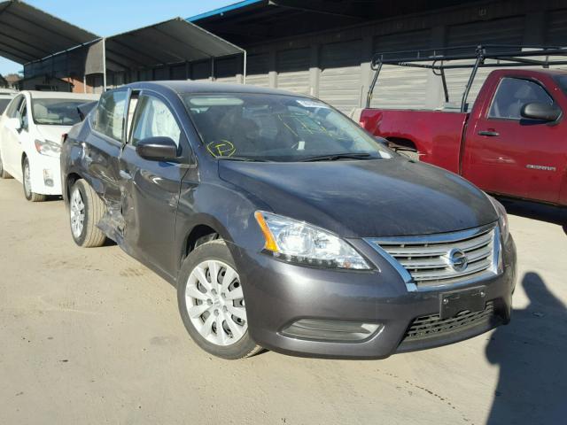 3N1AB7AP1FY258886 - 2015 NISSAN SENTRA S BLACK photo 1