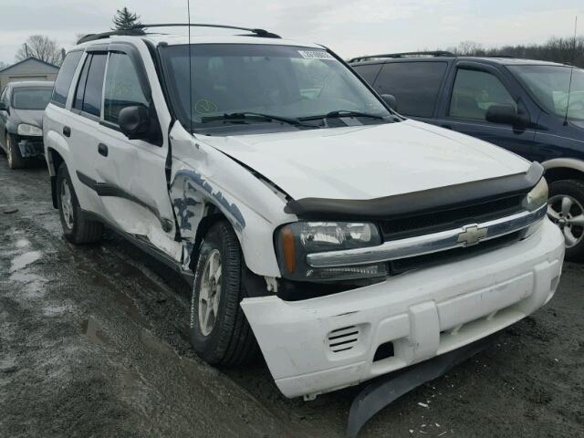 1GNDT13S042112195 - 2004 CHEVROLET TRAILBLAZE WHITE photo 1