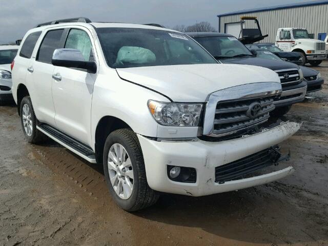 5TDDW5G12FS118410 - 2015 TOYOTA SEQUOIA PL WHITE photo 1