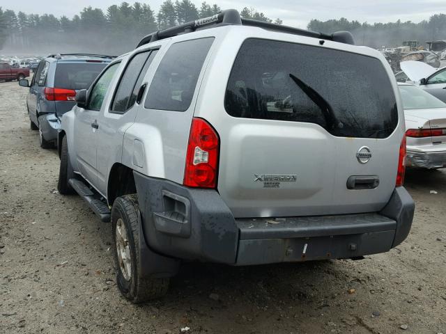 5N1AN08W16C539079 - 2006 NISSAN XTERRA OFF SILVER photo 3