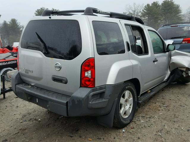 5N1AN08W16C539079 - 2006 NISSAN XTERRA OFF SILVER photo 4