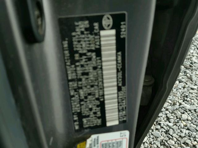 4T1BE32K95U974291 - 2005 TOYOTA CAMRY LE GRAY photo 10