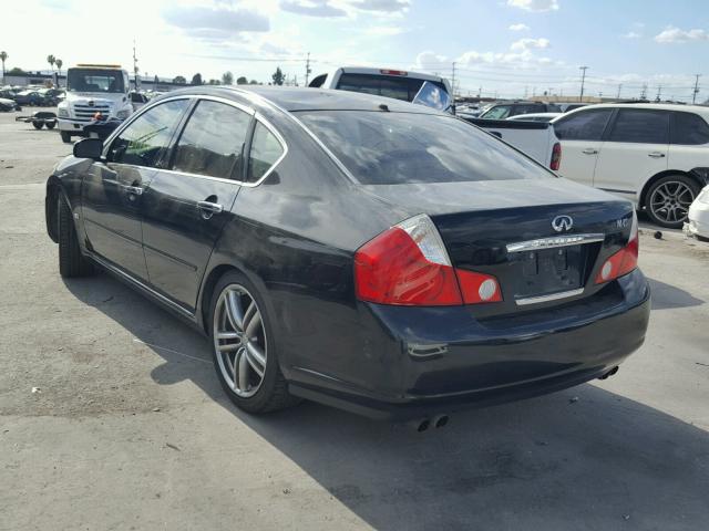 JNKBY01E47M403721 - 2007 INFINITI M45 BASE BLACK photo 3