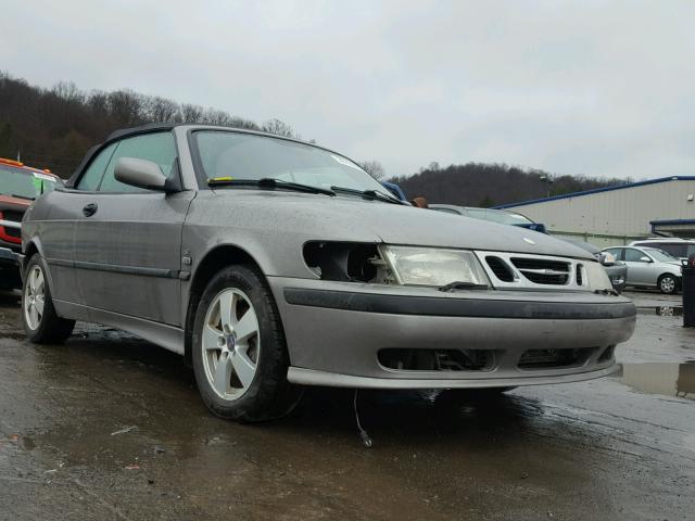 YS3DF78KX27005448 - 2002 SAAB 9-3 SE GRAY photo 1