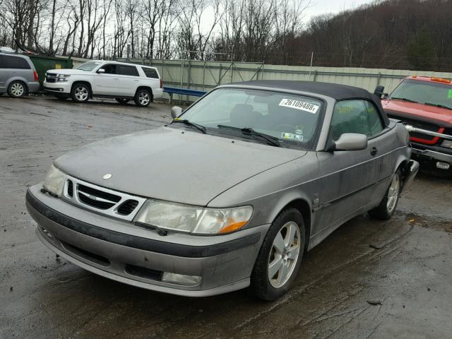 YS3DF78KX27005448 - 2002 SAAB 9-3 SE GRAY photo 2