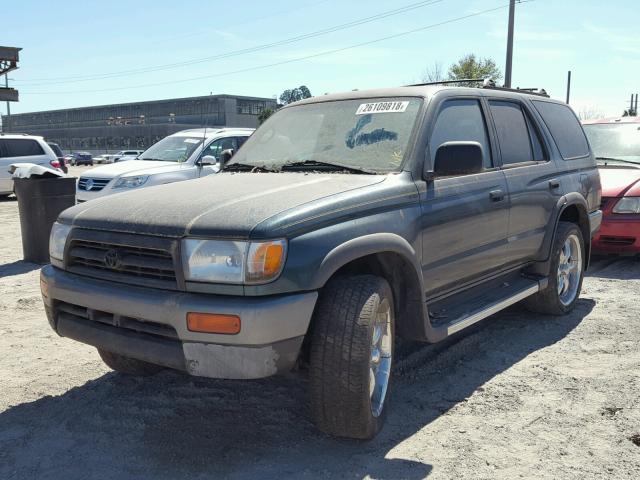 JT3GM84R2V0010938 - 1997 TOYOTA 4RUNNER GREEN photo 2