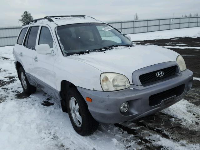 KM8SC13D32U173944 - 2002 HYUNDAI SANTA FE G WHITE photo 1