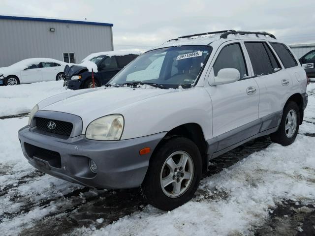 KM8SC13D32U173944 - 2002 HYUNDAI SANTA FE G WHITE photo 2