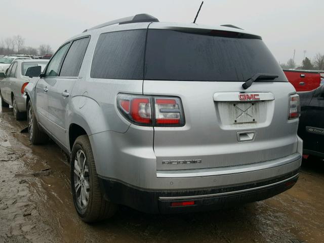 1GKKRRKD3EJ243441 - 2014 GMC ACADIA SLT ვერცხლისფერი ფოტო 3
