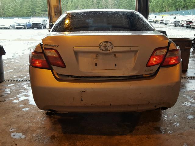 4T1BK46K37U501420 - 2007 TOYOTA CAMRY NEW SILVER photo 9