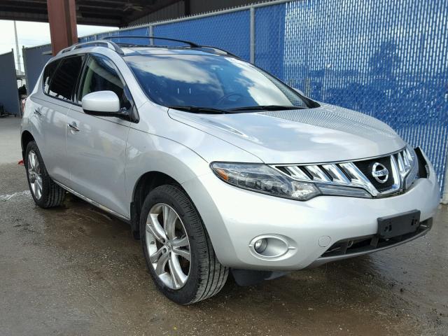 JN8AZ18W79W101723 - 2009 NISSAN MURANO S SILVER photo 1