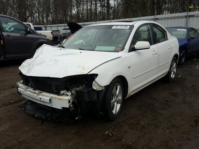 JM1BK32F461445205 - 2006 MAZDA 3 I WHITE photo 2