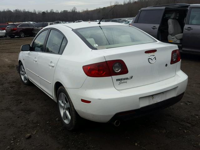 JM1BK32F461445205 - 2006 MAZDA 3 I WHITE photo 3