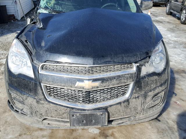 2GNALAEK3E6315926 - 2014 CHEVROLET EQUINOX LS BLACK photo 7