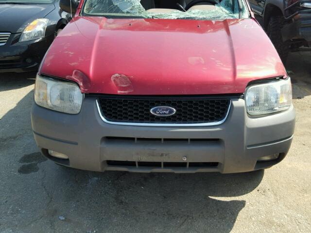 1FMYU03121KC44021 - 2001 FORD ESCAPE XLT RED photo 10