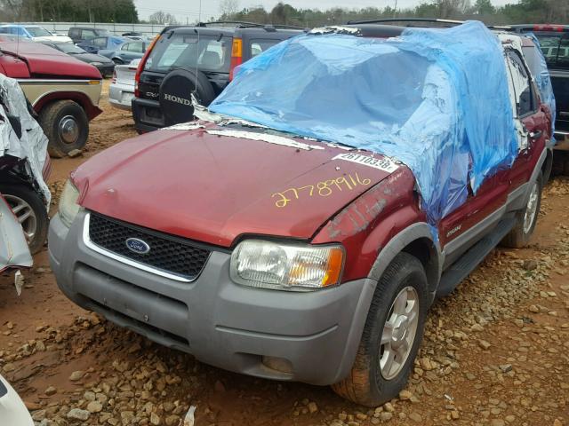 1FMYU03121KC44021 - 2001 FORD ESCAPE XLT RED photo 2