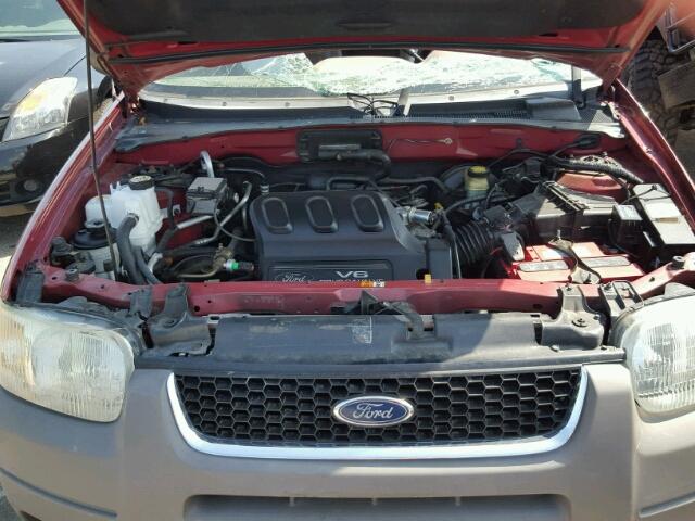 1FMYU03121KC44021 - 2001 FORD ESCAPE XLT RED photo 7