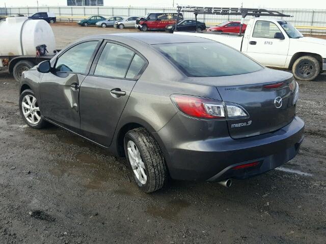 JM1BL1VG3B1480799 - 2011 MAZDA 3 I GRAY photo 3