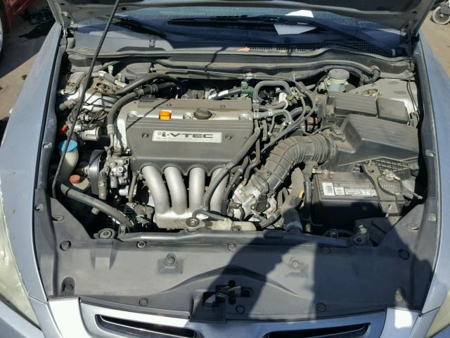 JHMCM567X4C035277 - 2004 HONDA ACCORD EX SILVER photo 7