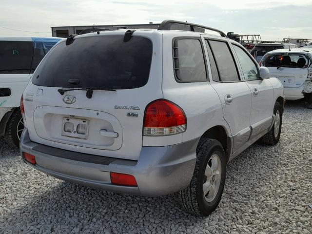 KM8SC13E25U889778 - 2005 HYUNDAI SANTA FE G WHITE photo 4