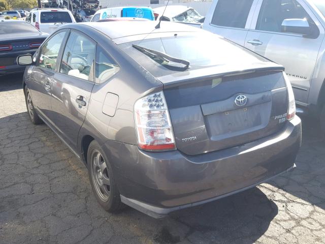 JTDKB20U073216912 - 2007 TOYOTA PRIUS GRAY photo 3