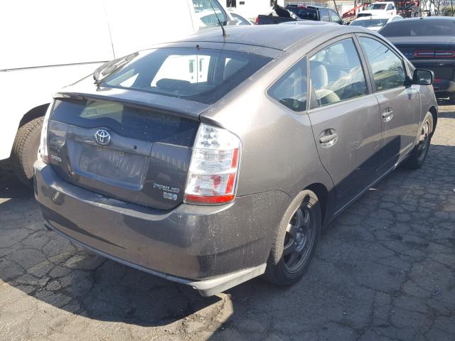 JTDKB20U073216912 - 2007 TOYOTA PRIUS GRAY photo 4