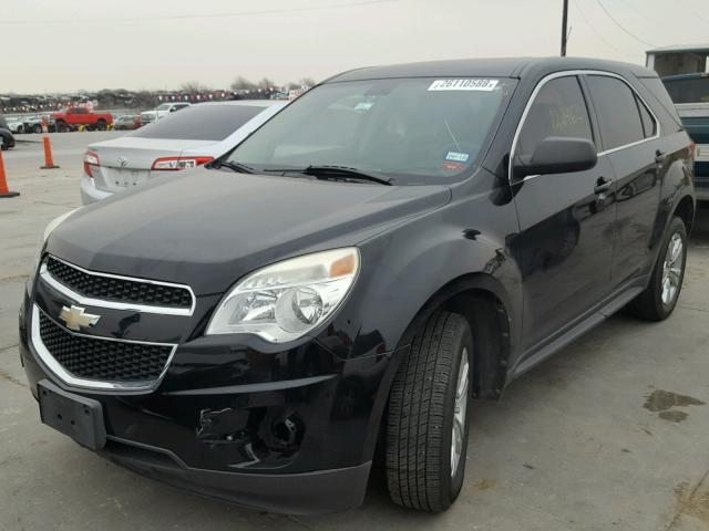 2CNALBEW1A6385948 - 2010 CHEVROLET EQUINOX LS BLACK photo 2