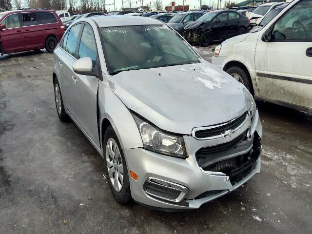 1G1PC5SB6F7250983 - 2015 CHEVROLET CRUZE LT GRAY photo 1