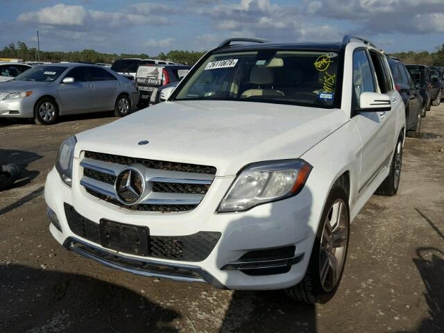 WDCGG5HB9EG213227 - 2014 MERCEDES-BENZ GLK 350 WHITE photo 2