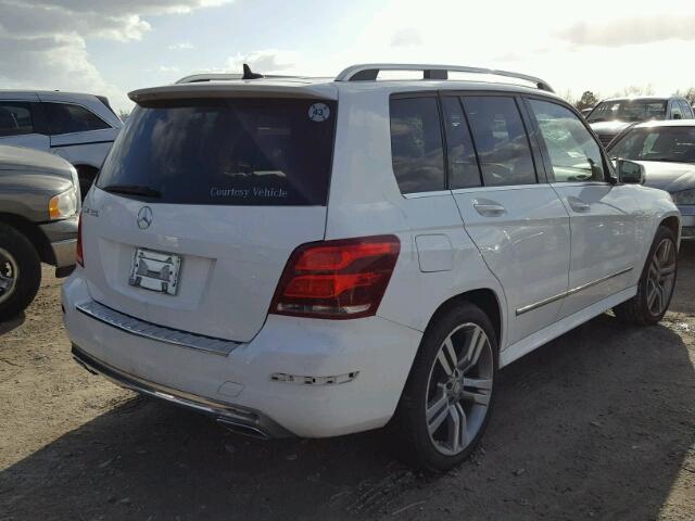 WDCGG5HB9EG213227 - 2014 MERCEDES-BENZ GLK 350 WHITE photo 4