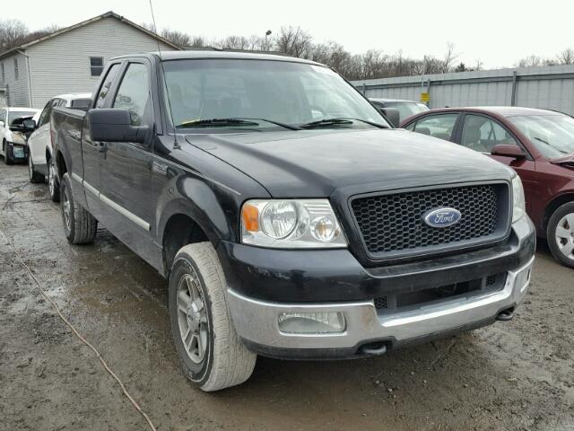 1FTPX14595FB47413 - 2005 FORD F150 BLACK photo 1