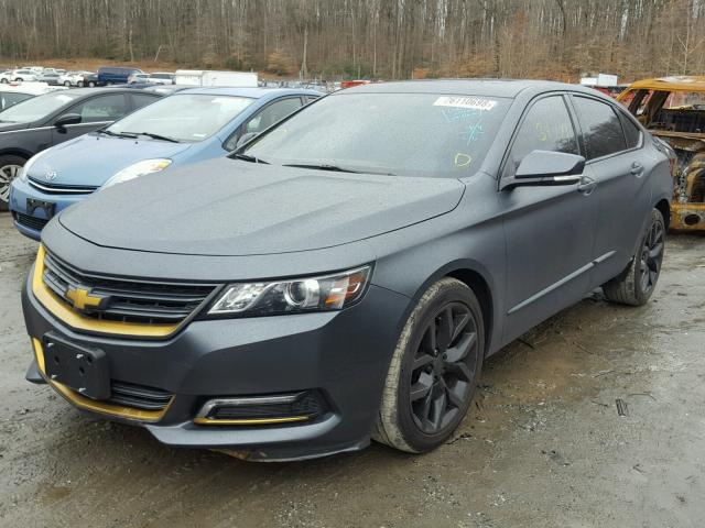 1G1155S39EU146190 - 2014 CHEVROLET IMPALA LTZ CHARCOAL photo 2