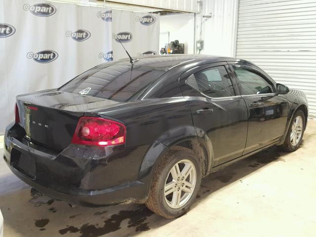 1B3BD1FB6BN501882 - 2011 DODGE AVENGER MA BLACK photo 4