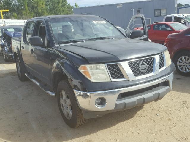 1N6AD07U75C416986 - 2005 NISSAN FRONTIER C BLACK photo 1