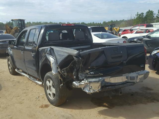 1N6AD07U75C416986 - 2005 NISSAN FRONTIER C BLACK photo 3