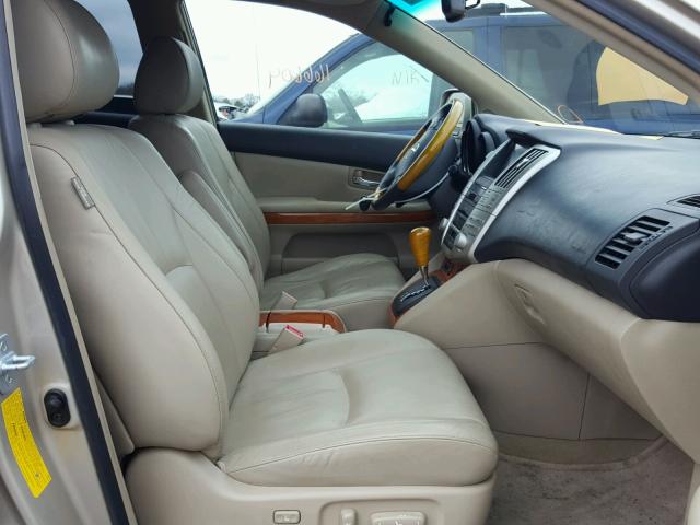 JTJHW31U772018575 - 2007 LEXUS RX 400H TAN photo 5