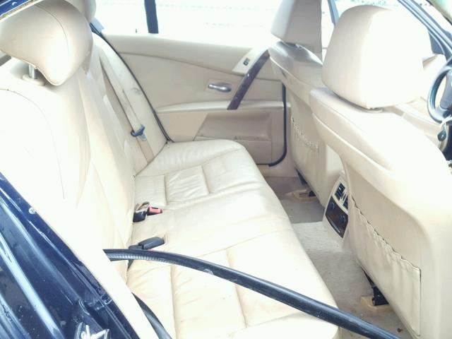 WBANE73586CM32931 - 2006 BMW 530 I BLUE photo 6