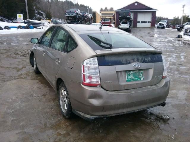 JTDKB20U377574773 - 2007 TOYOTA PRIUS TAN photo 3