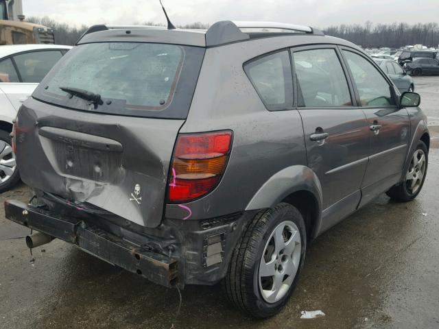 5Y2SL658X8Z409857 - 2008 PONTIAC VIBE GRAY photo 4