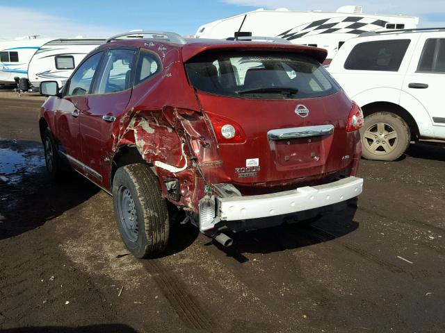 JN8AS5MV1FW769599 - 2015 NISSAN ROGUE SELE RED photo 3