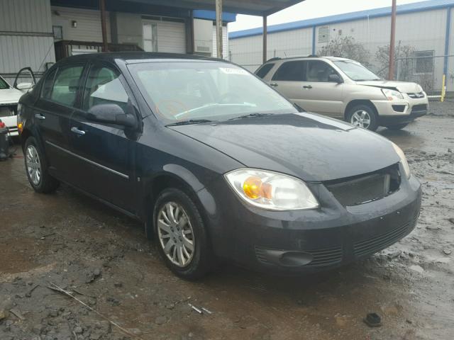 1G1AT58H597220895 - 2009 CHEVROLET COBALT LT BLACK photo 1