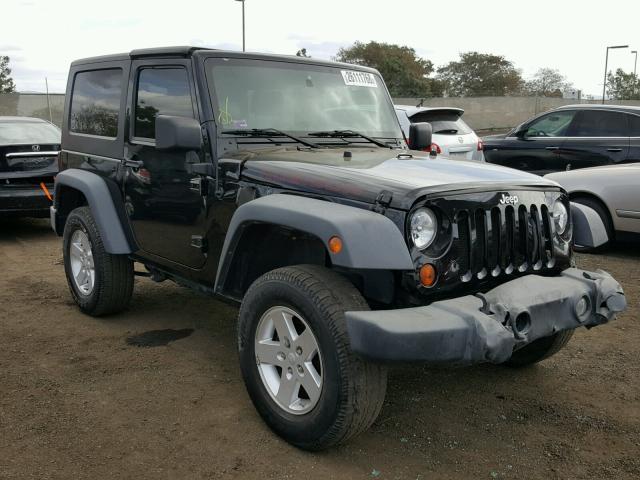 1J8FA24149L770177 - 2009 JEEP WRANGLER X BLACK photo 1