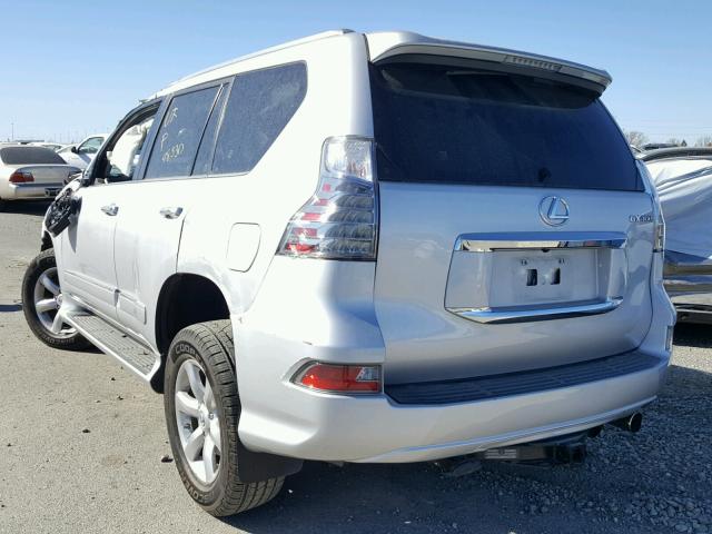 JTJBM7FX0E5088856 - 2014 LEXUS GX BASE SILVER photo 3