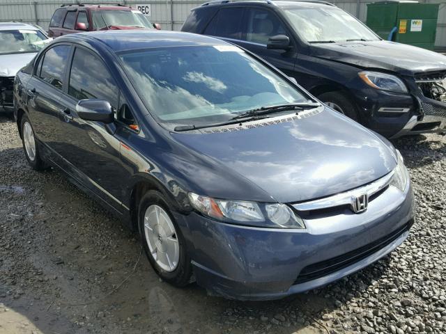 JHMFA36277S017036 - 2007 HONDA CIVIC HYBR CHARCOAL photo 1